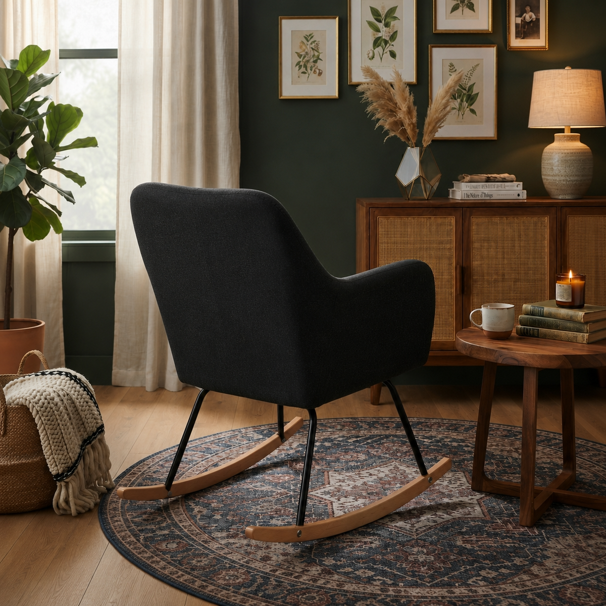 Éveil | Chaise à bascule tissu