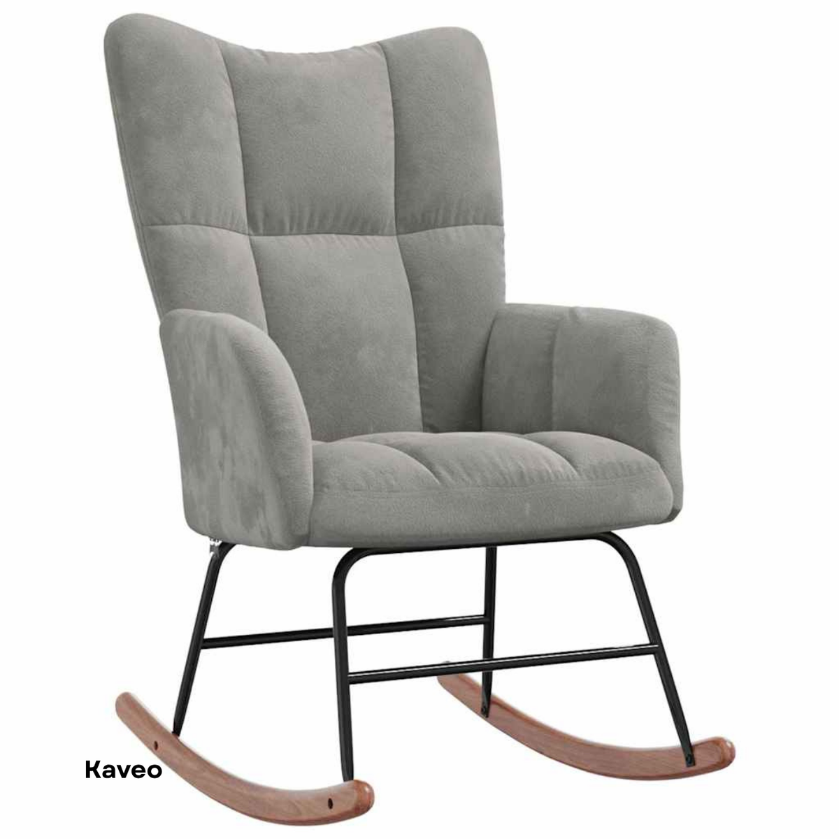 Fauteuil à bascule velours