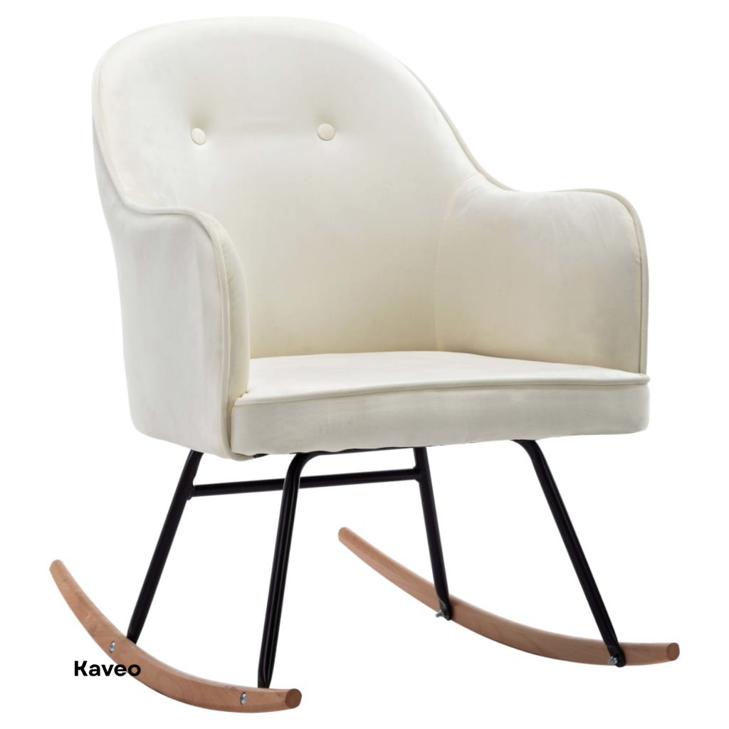 Chaise à bascule velours