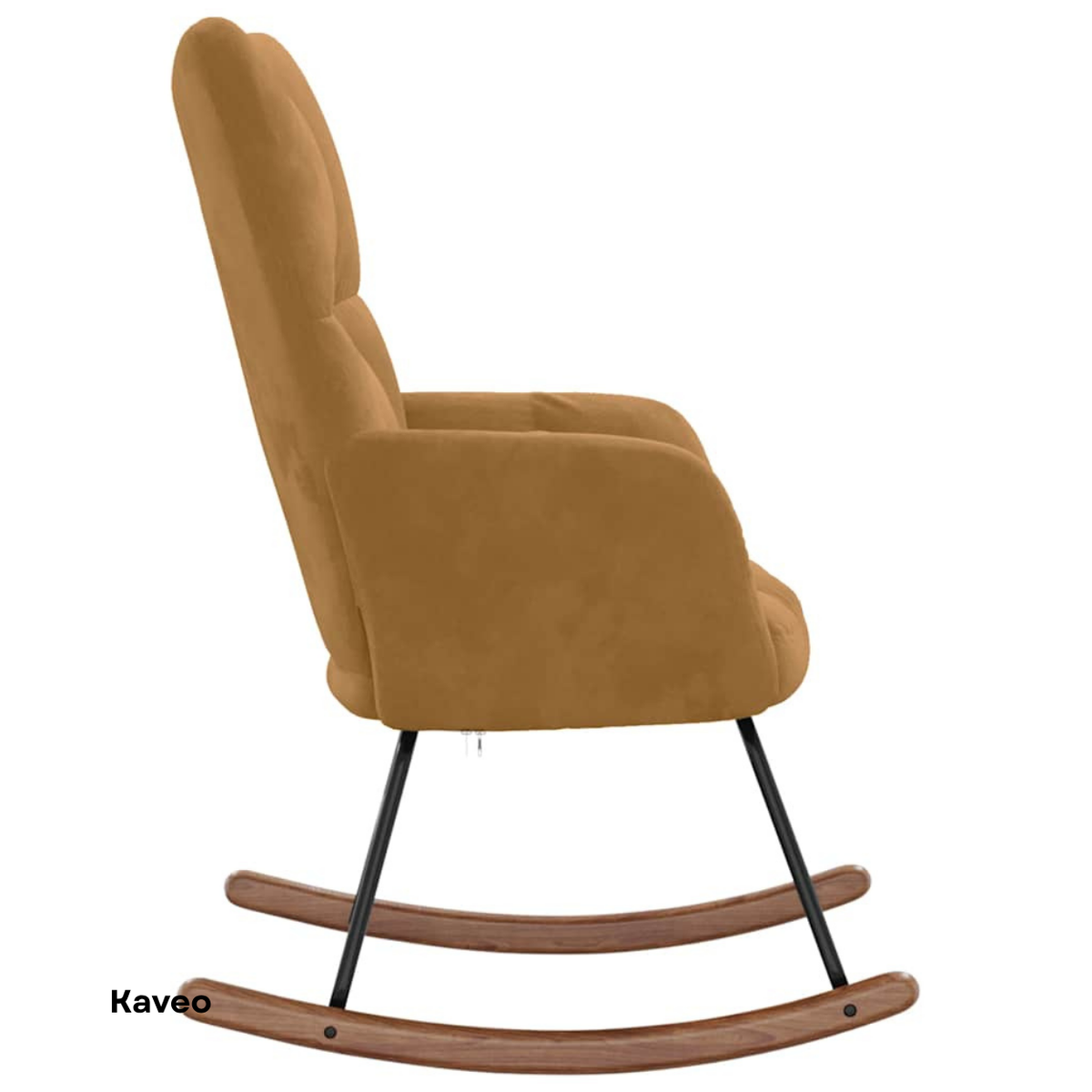 Fauteuil à bascule velours