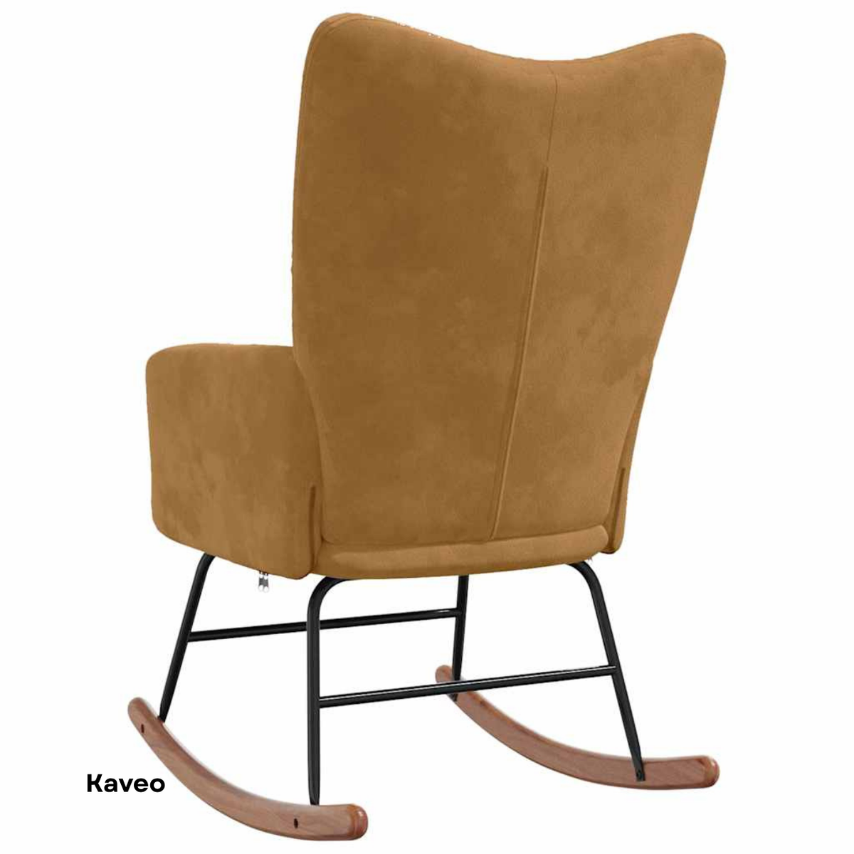 Fauteuil à bascule velours