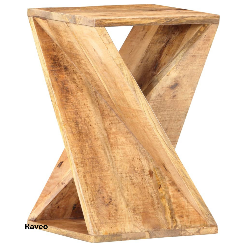Table d'appoint design bois manguier