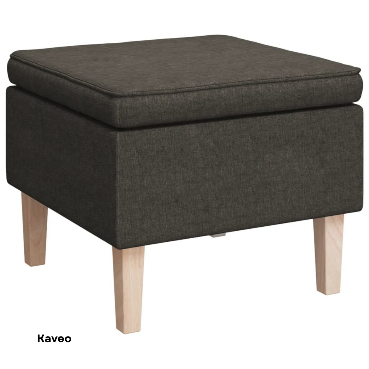Fauteuil à bascule tissu avec repose-pieds