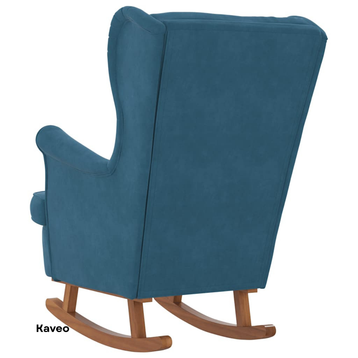 Fauteuil à bascule à oreilles velours