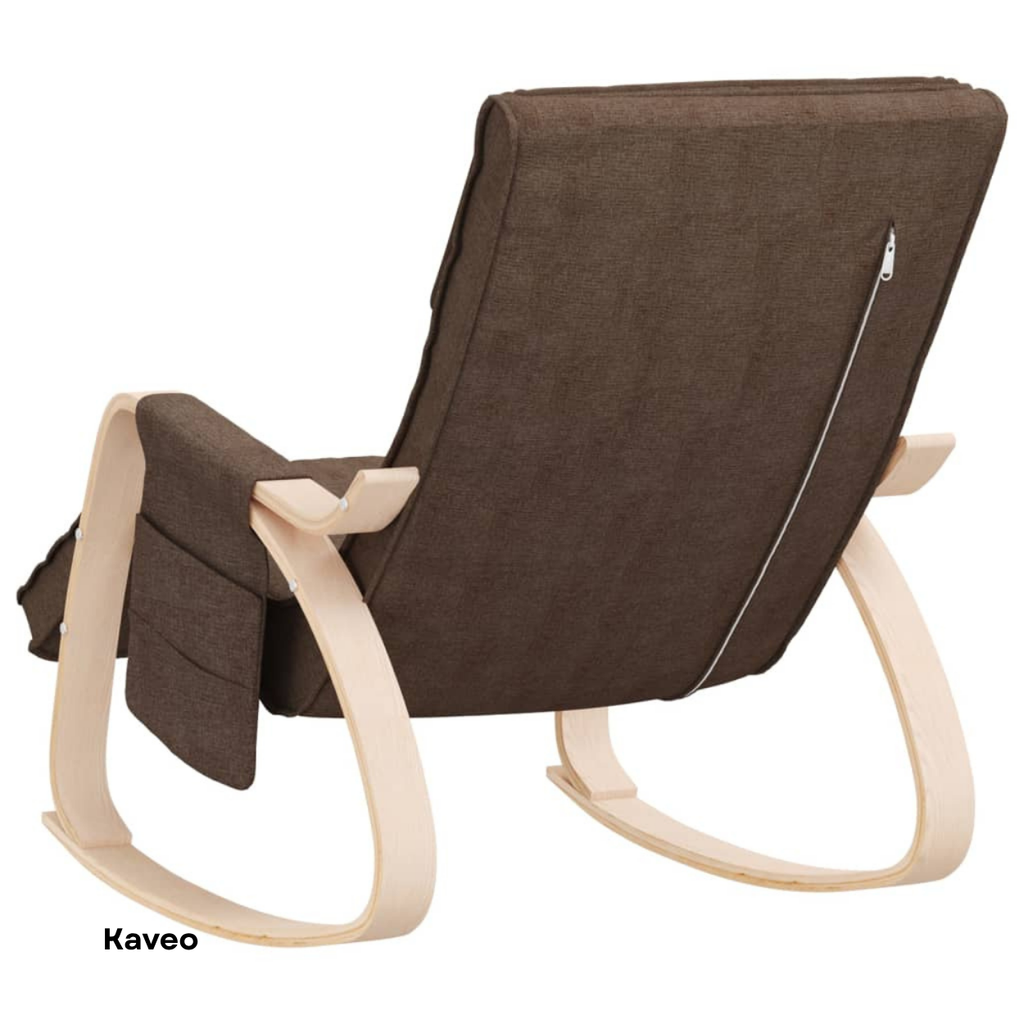 Fauteuil à bascule relaxant tissu