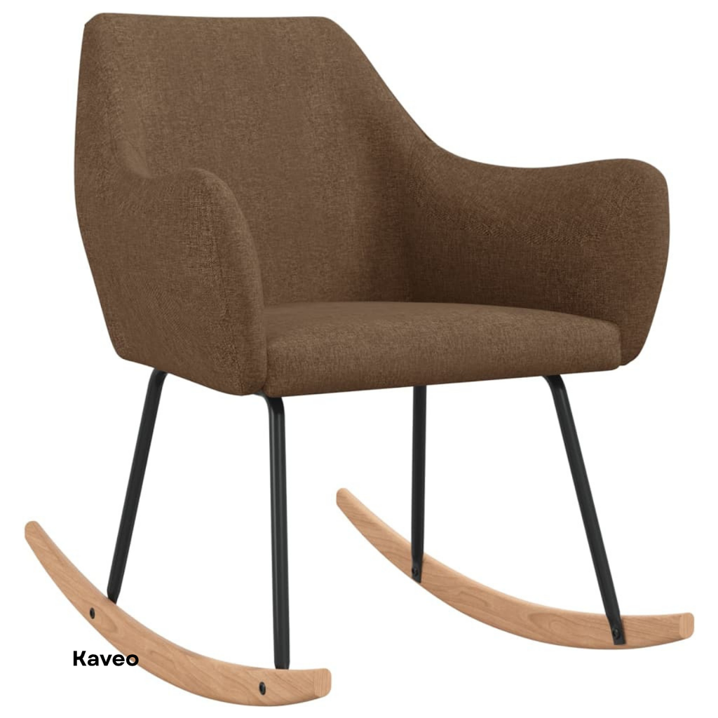 Chaise à bascule design tissu