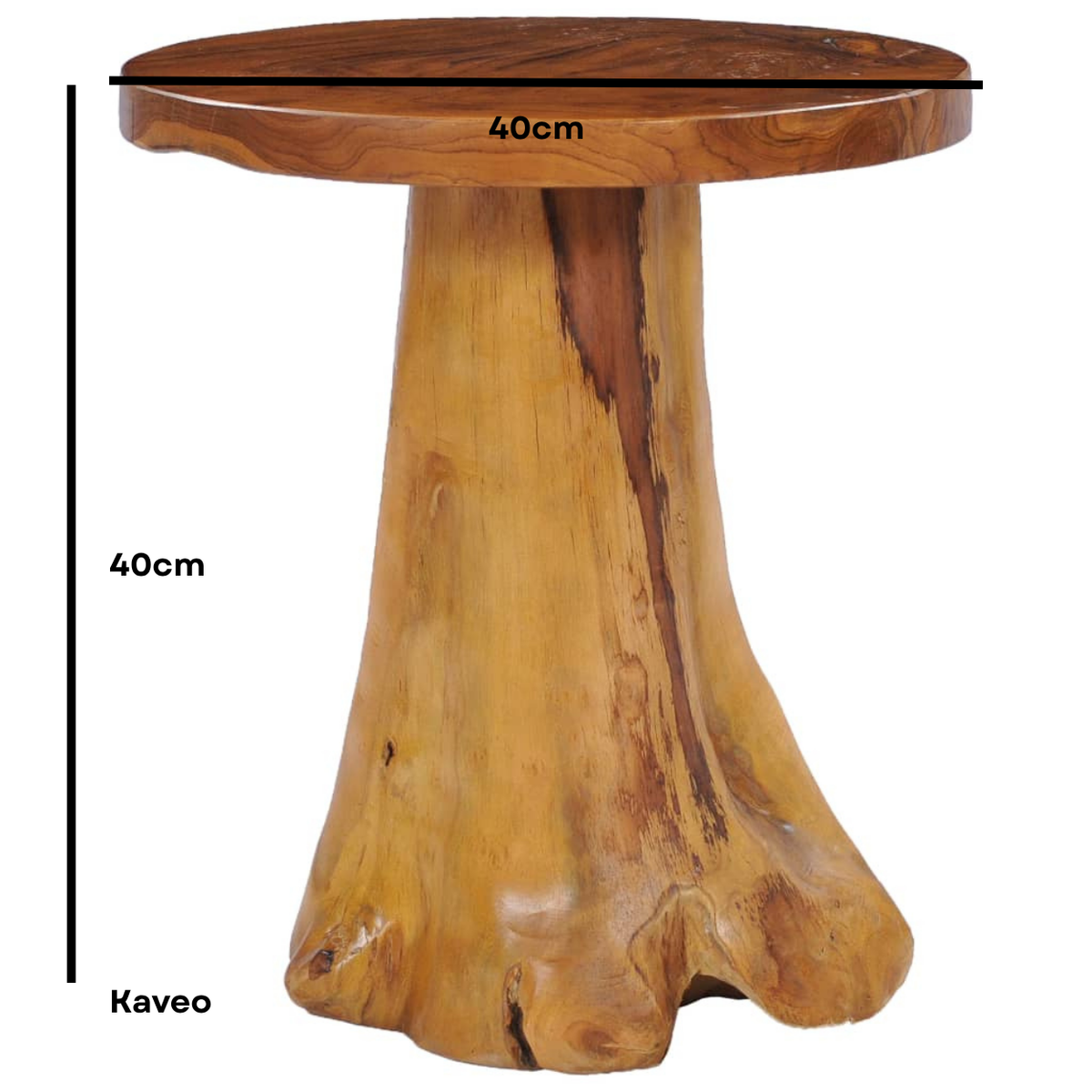 Table d'appoint bois teck