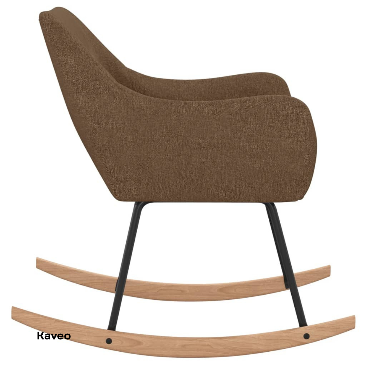 Chaise à bascule design tissu