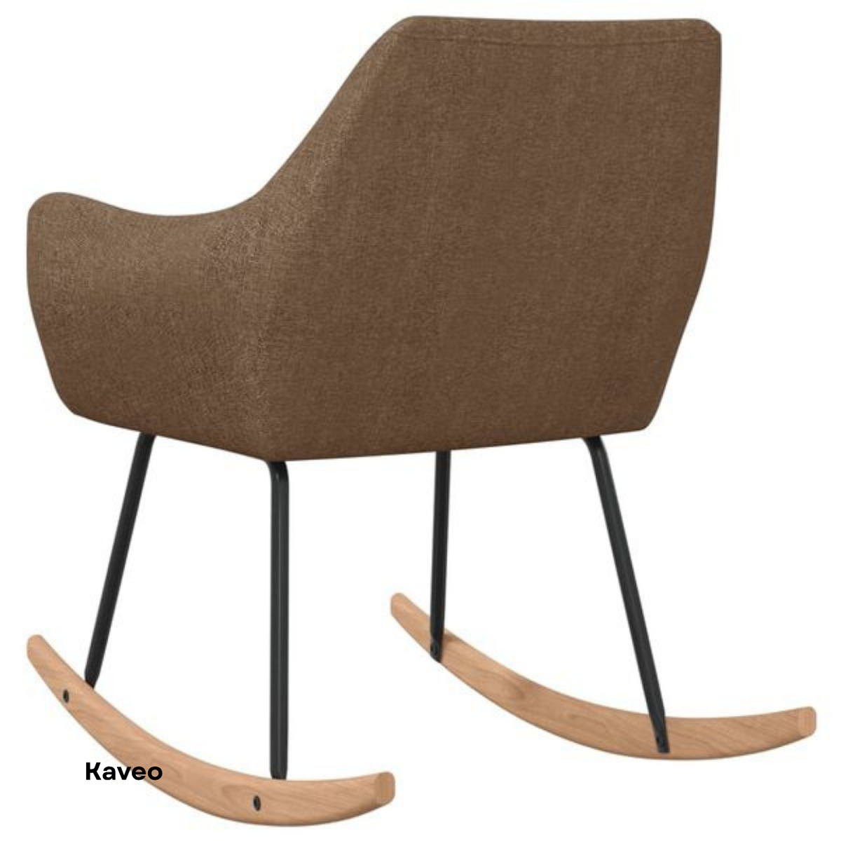 Chaise à bascule design tissu