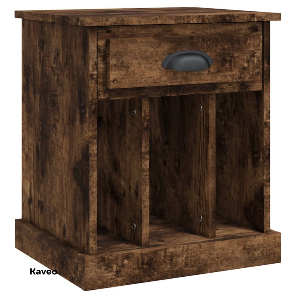 Table d'appoint chêne fumé
