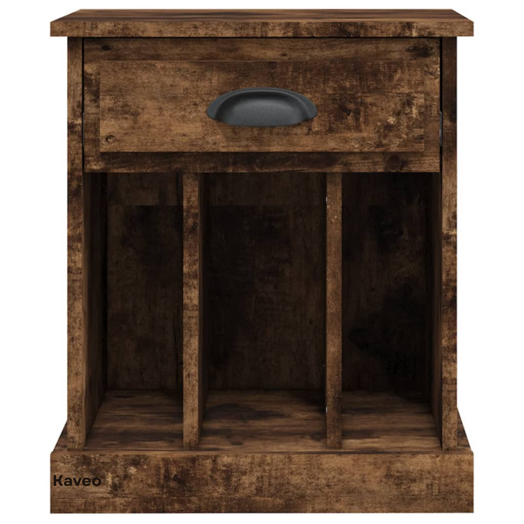 Table d'appoint chêne fumé