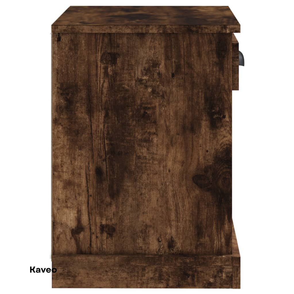 Table d'appoint chêne fumé