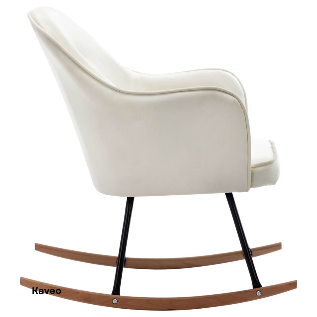 Chaise à bascule velours