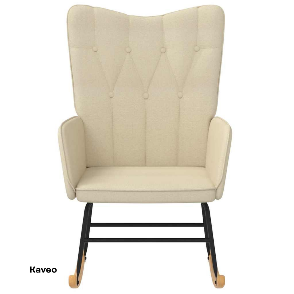 Fauteuil à bascule tissu