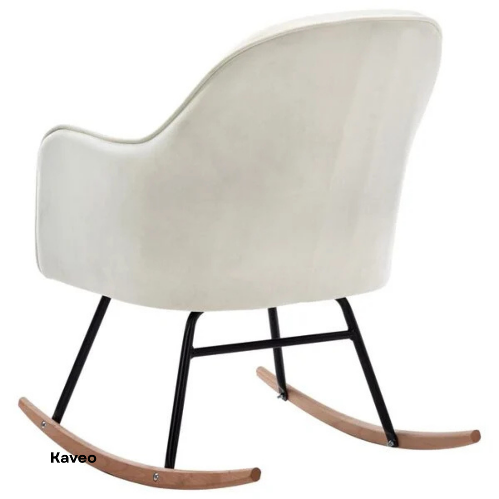 Chaise à bascule velours