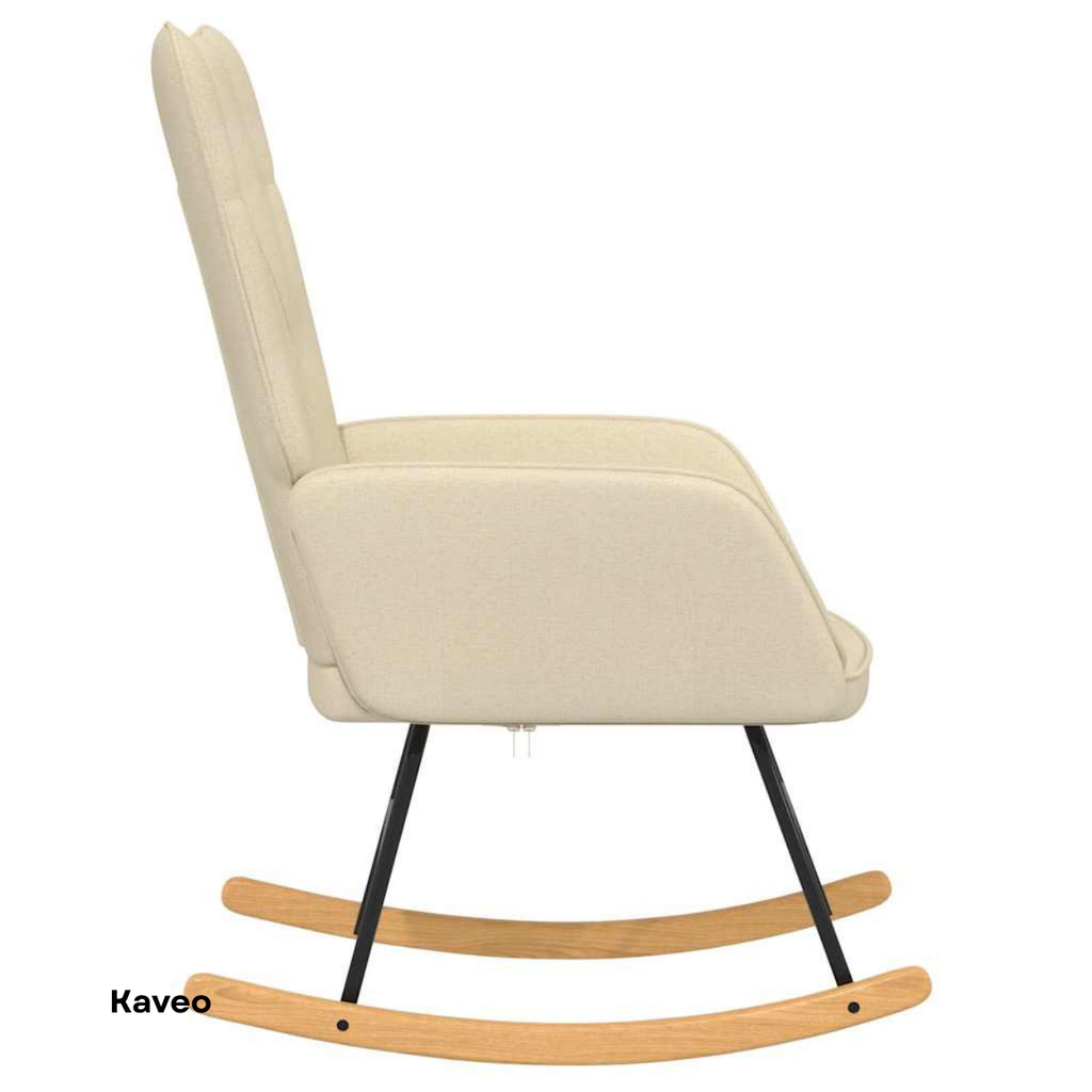 Fauteuil à bascule tissu
