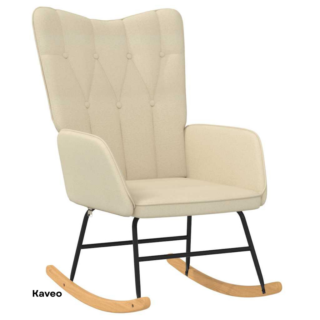 Fauteuil à bascule tissu