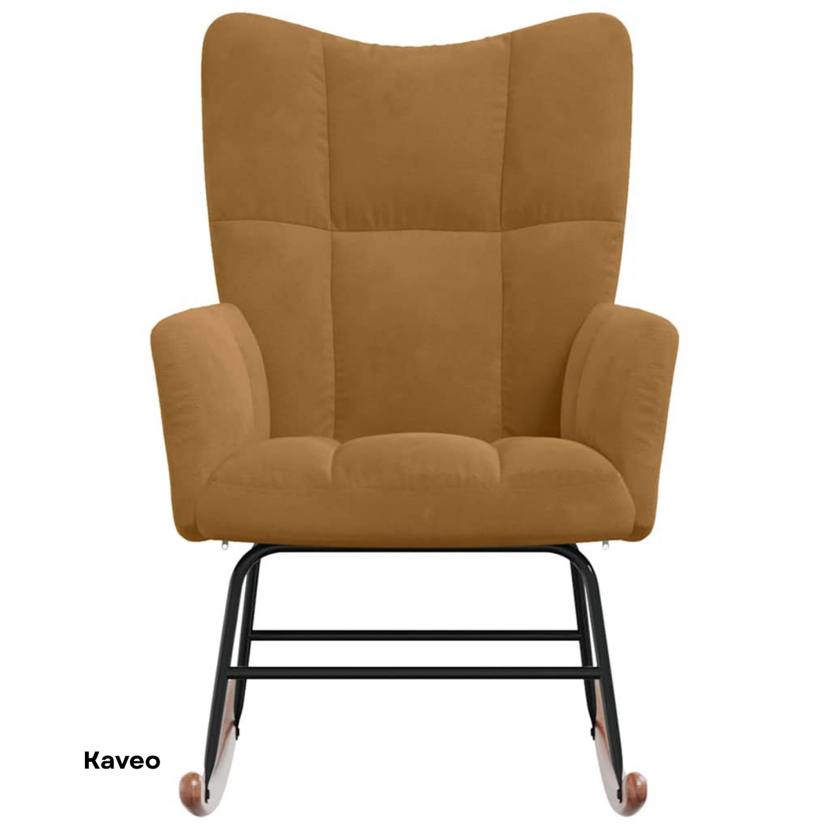 Fauteuil à bascule velours