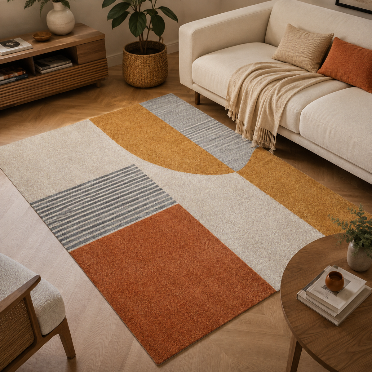 Méridien | Tapis géométrique