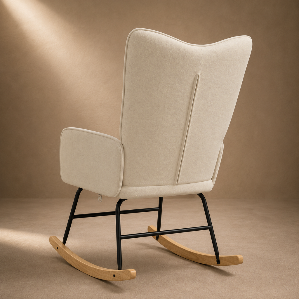 Ambre | Fauteuil à bascule tissu