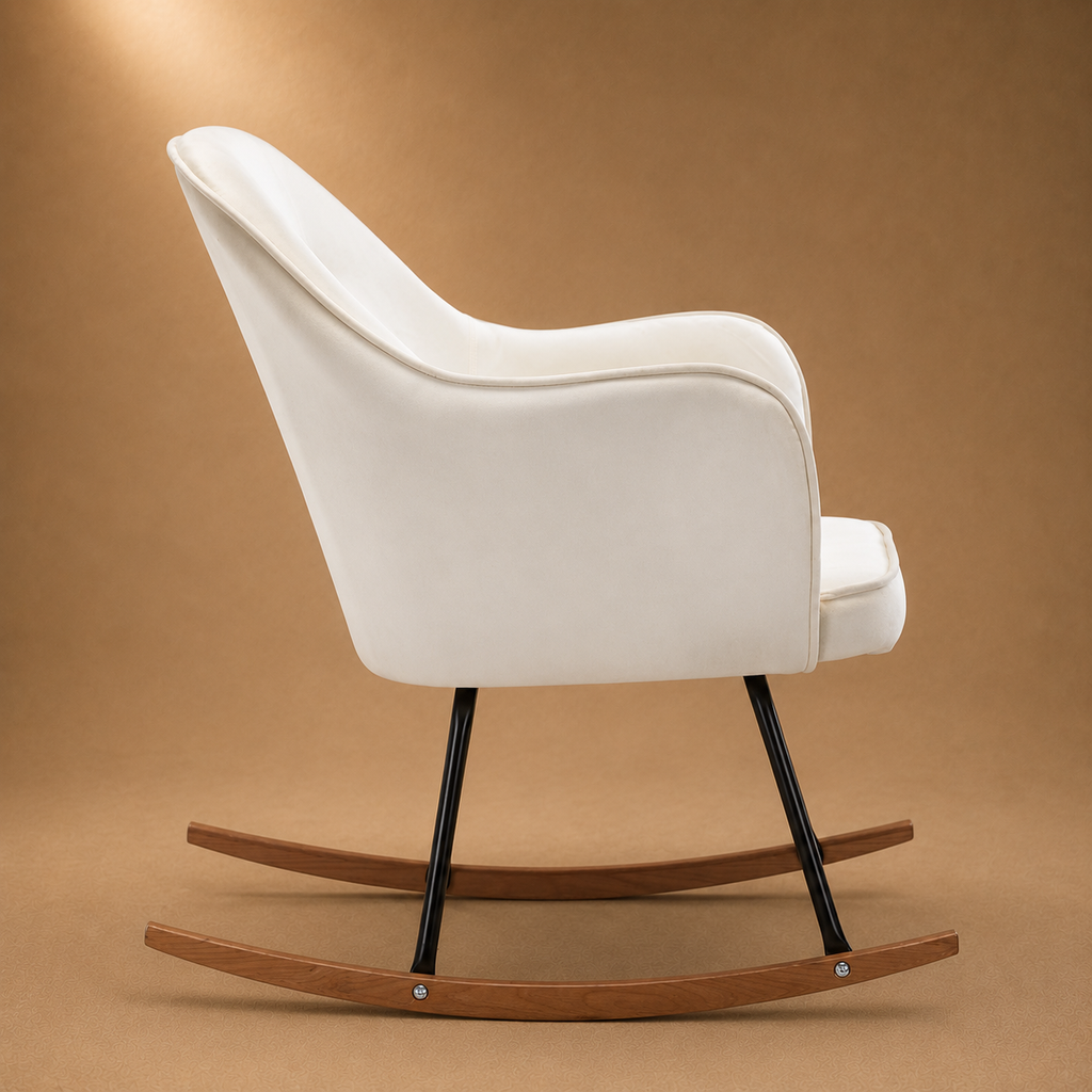 Câline | Chaise à bascule velours