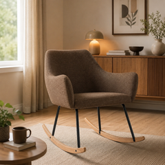 Plume | Chaise à bascule tissu