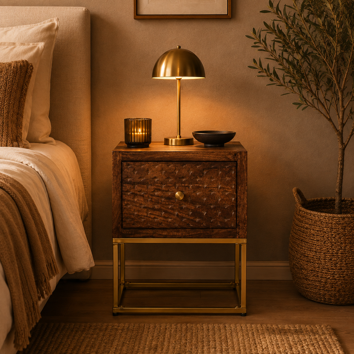 Forge | Table de chevet vintage