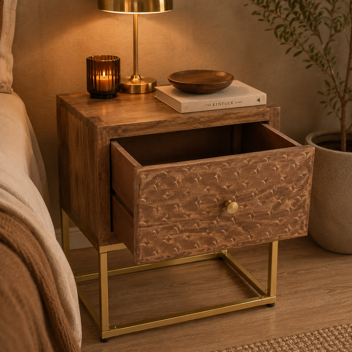 Forge | Table de chevet vintage