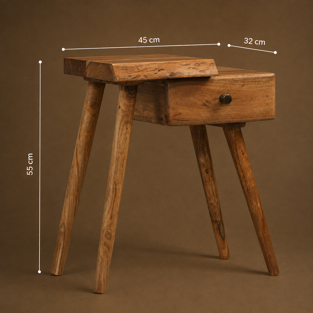 Contour | Table de chevet rétro