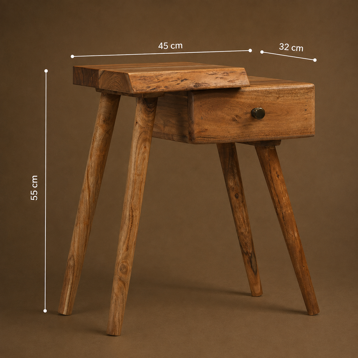 Contour | Table de chevet rétro