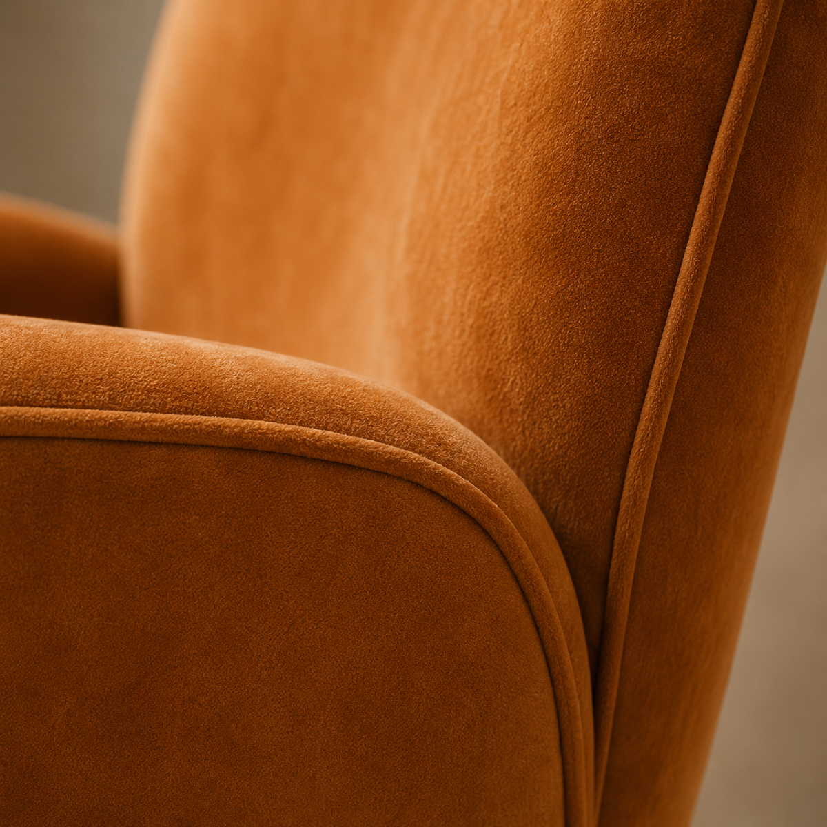 Douce Heure | Fauteuil à bascule velours