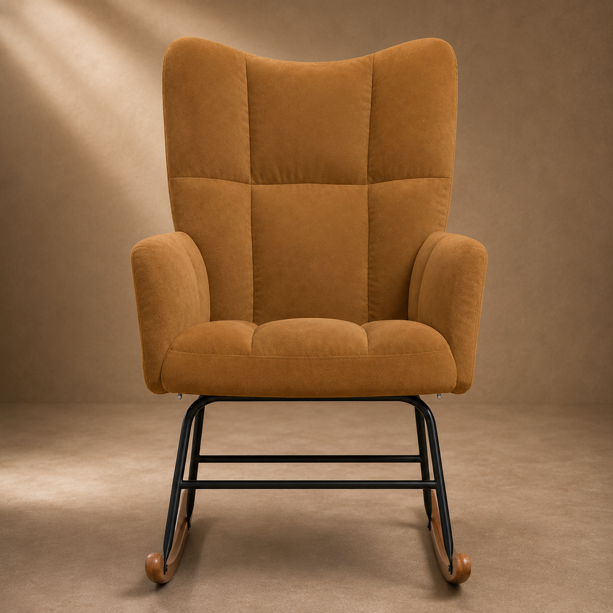 Douce Heure | Fauteuil à bascule velours