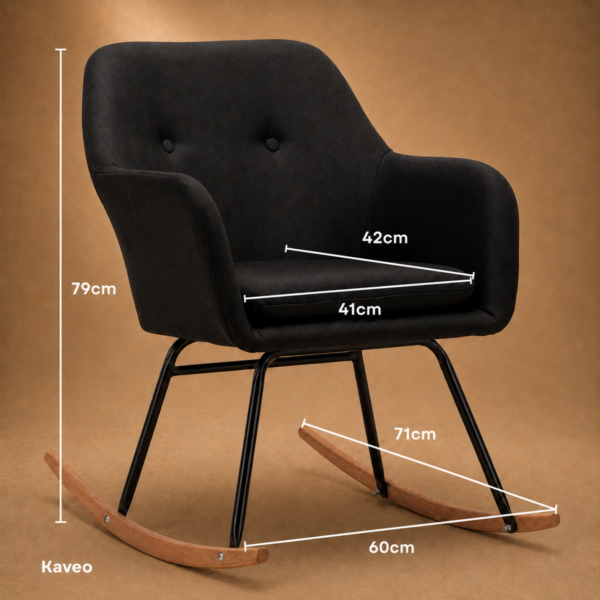 Éveil | Chaise à bascule tissu