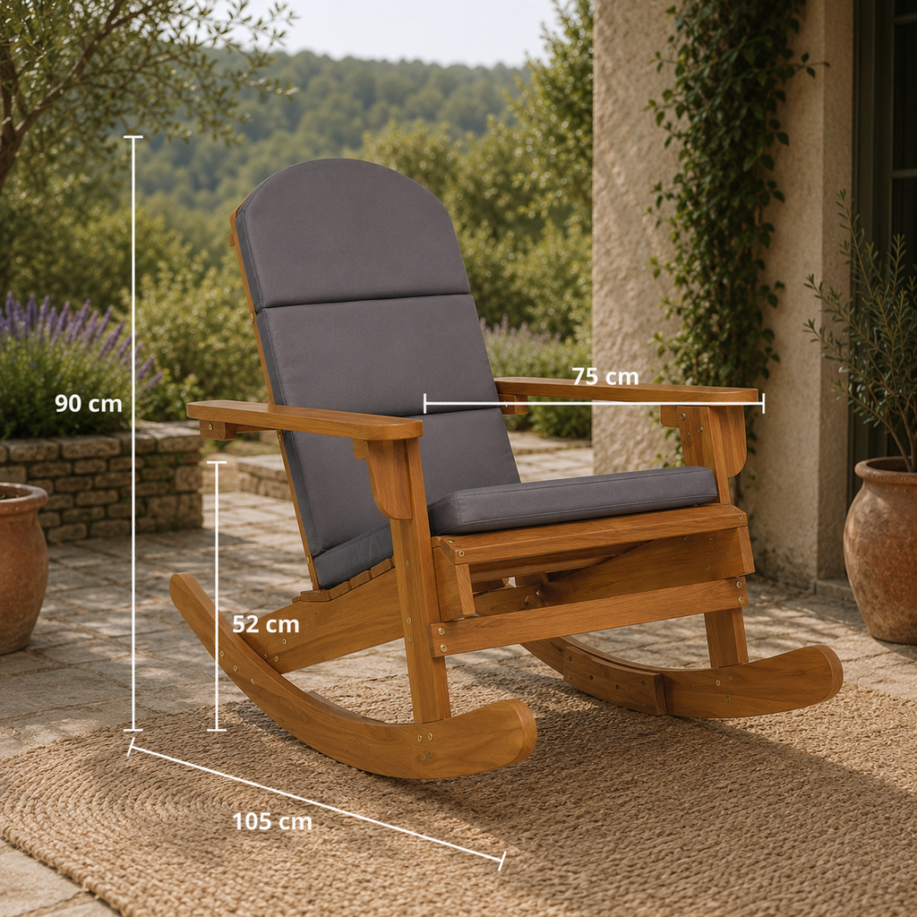 Sillage | Chaise à bascule Adirondack