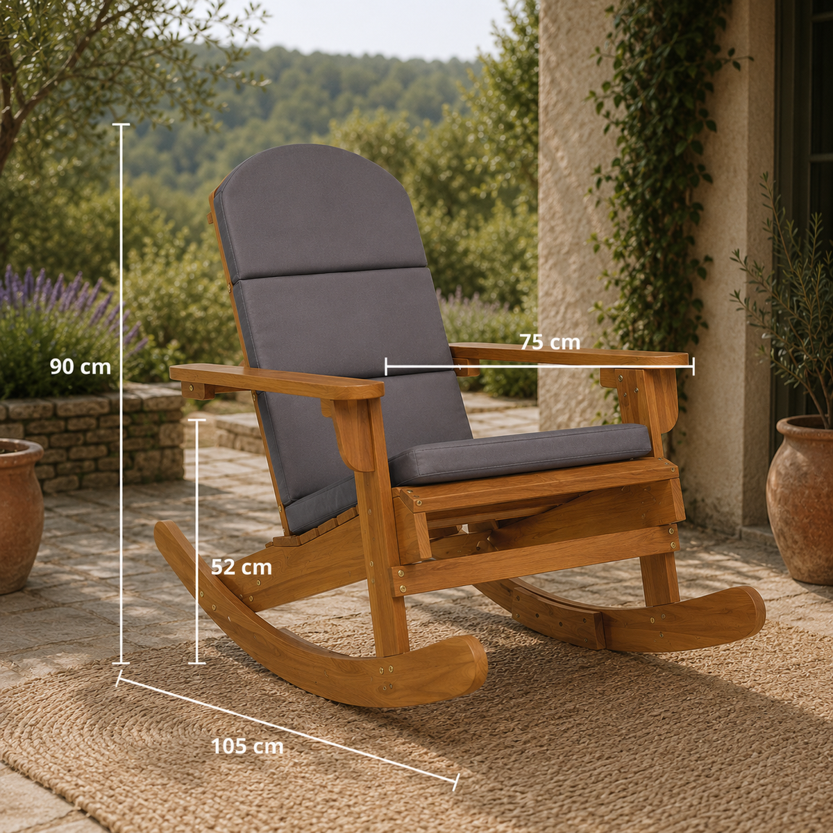 Sillage | Chaise à bascule Adirondack