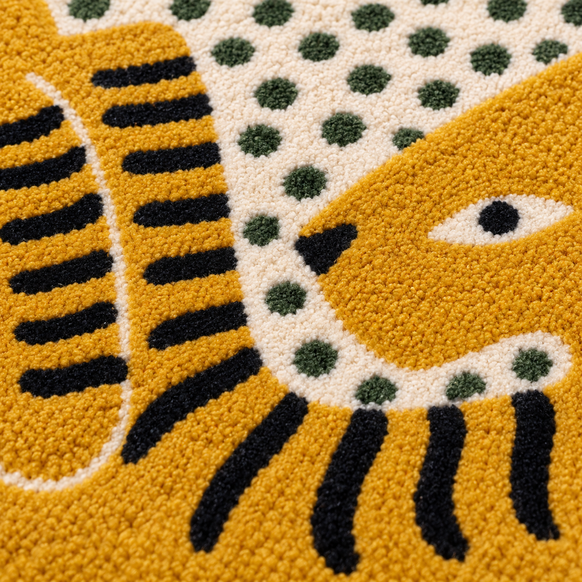 Félin | Tapis motif tigre graphique