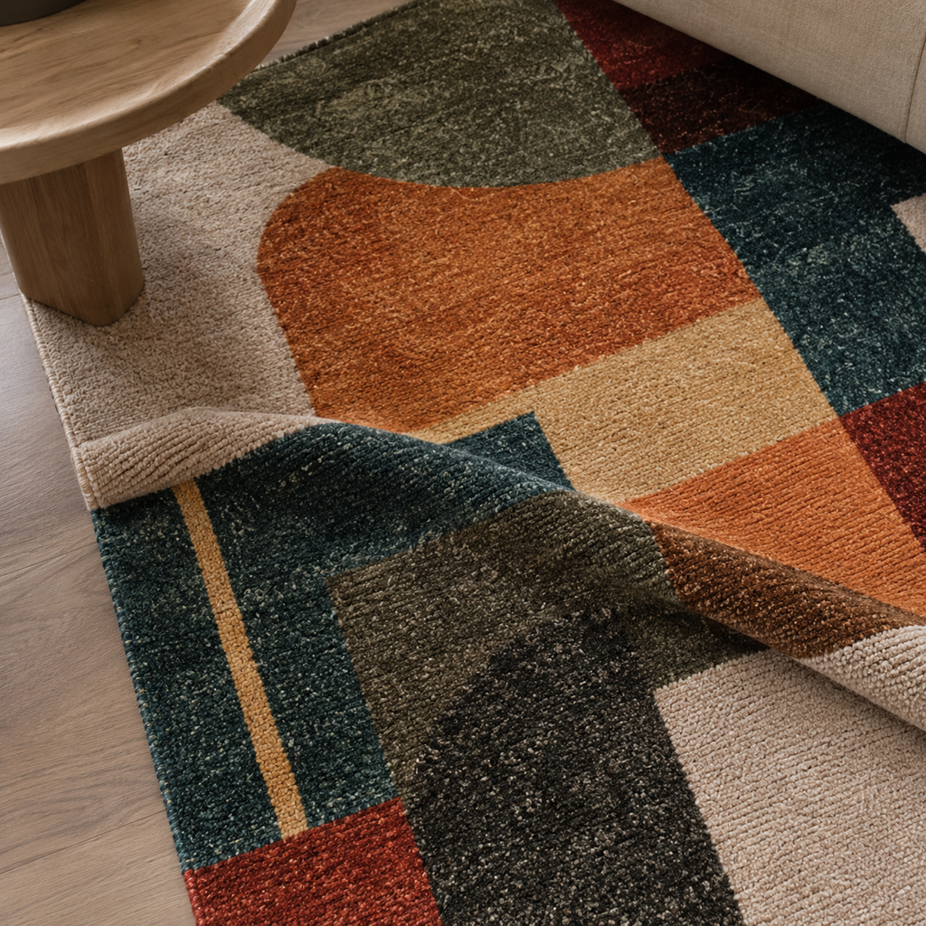 Lune | Tapis moderne multicolore