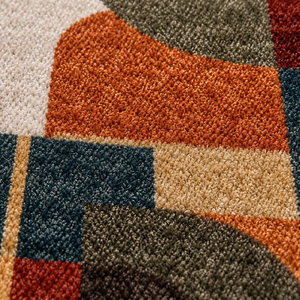 Lune | Tapis moderne multicolore