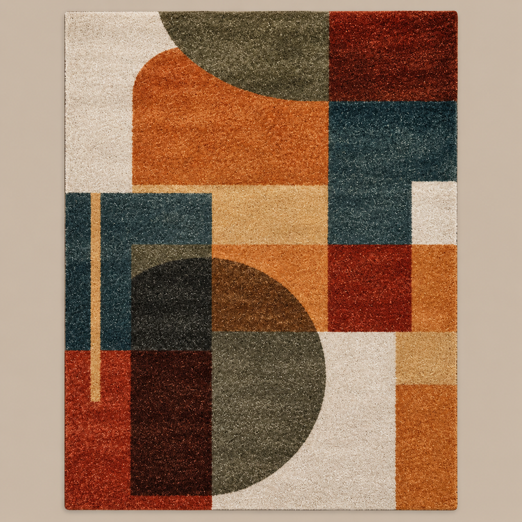 Lune | Tapis moderne multicolore