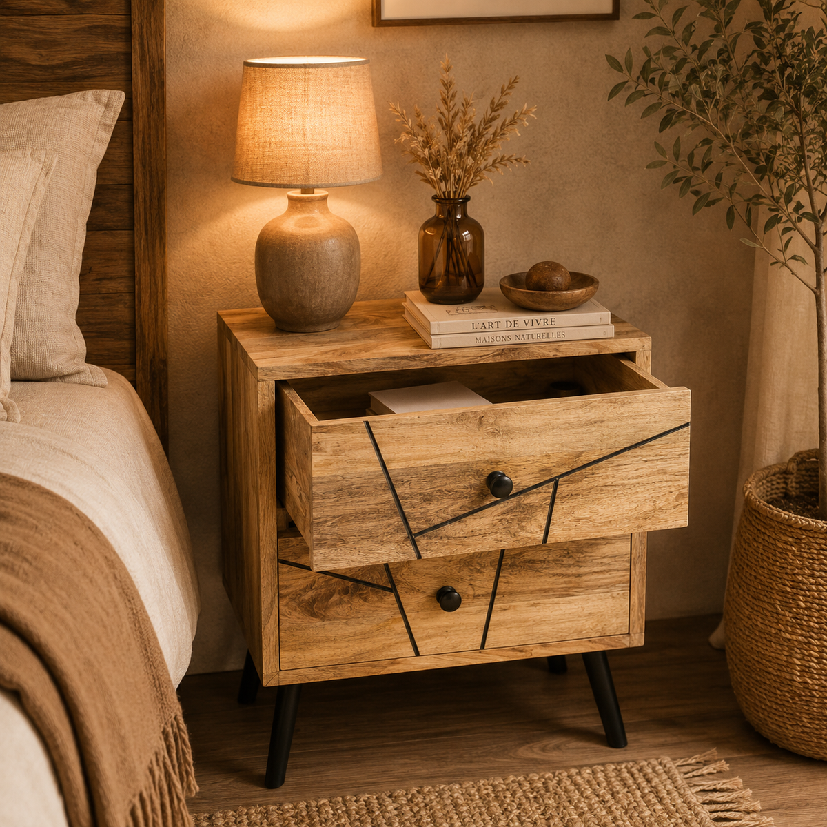 Trace | Table de chevet design