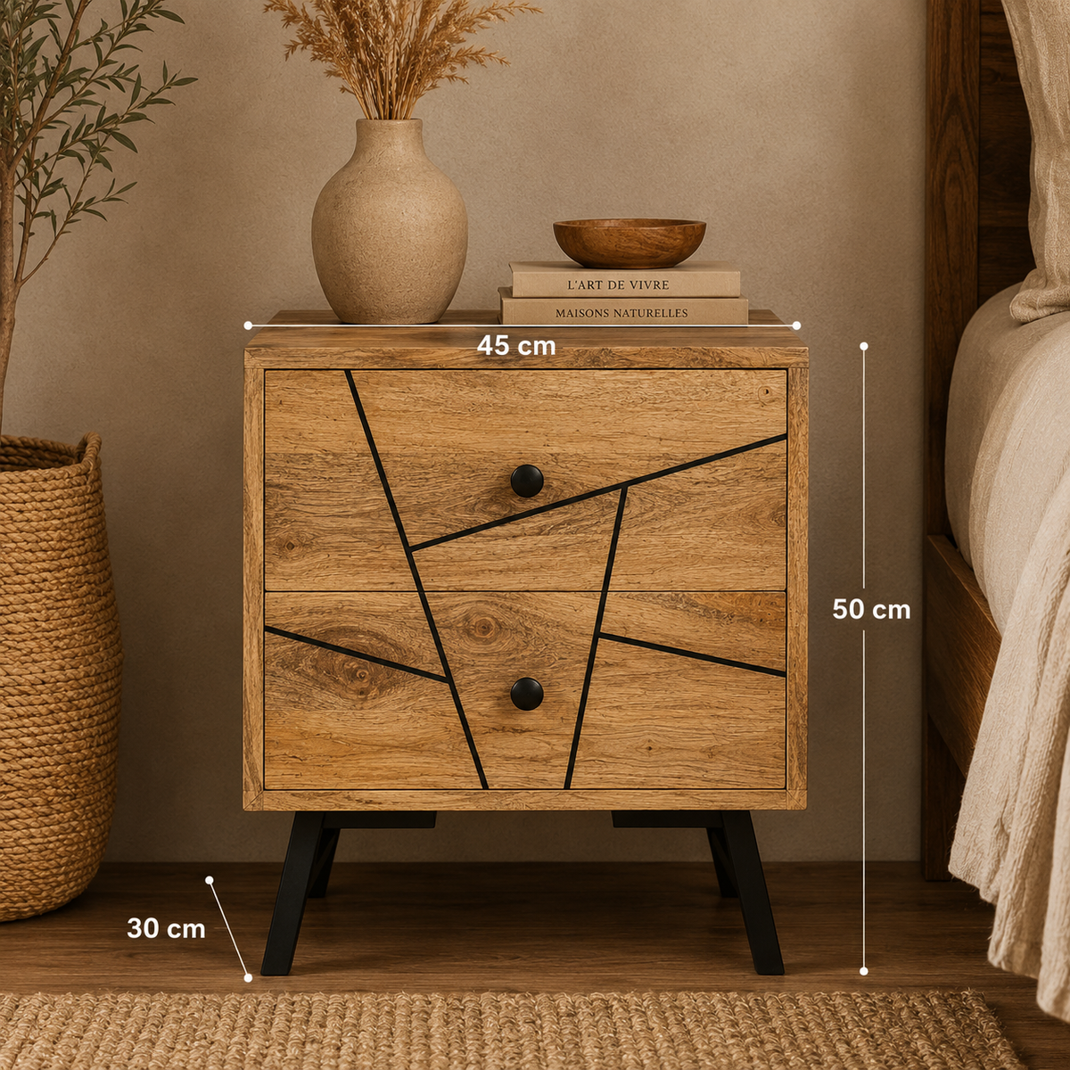Trace | Table de chevet design