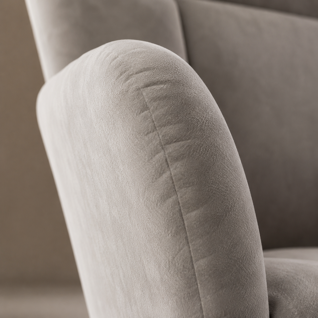 Suspens | Fauteuil à bascule velours